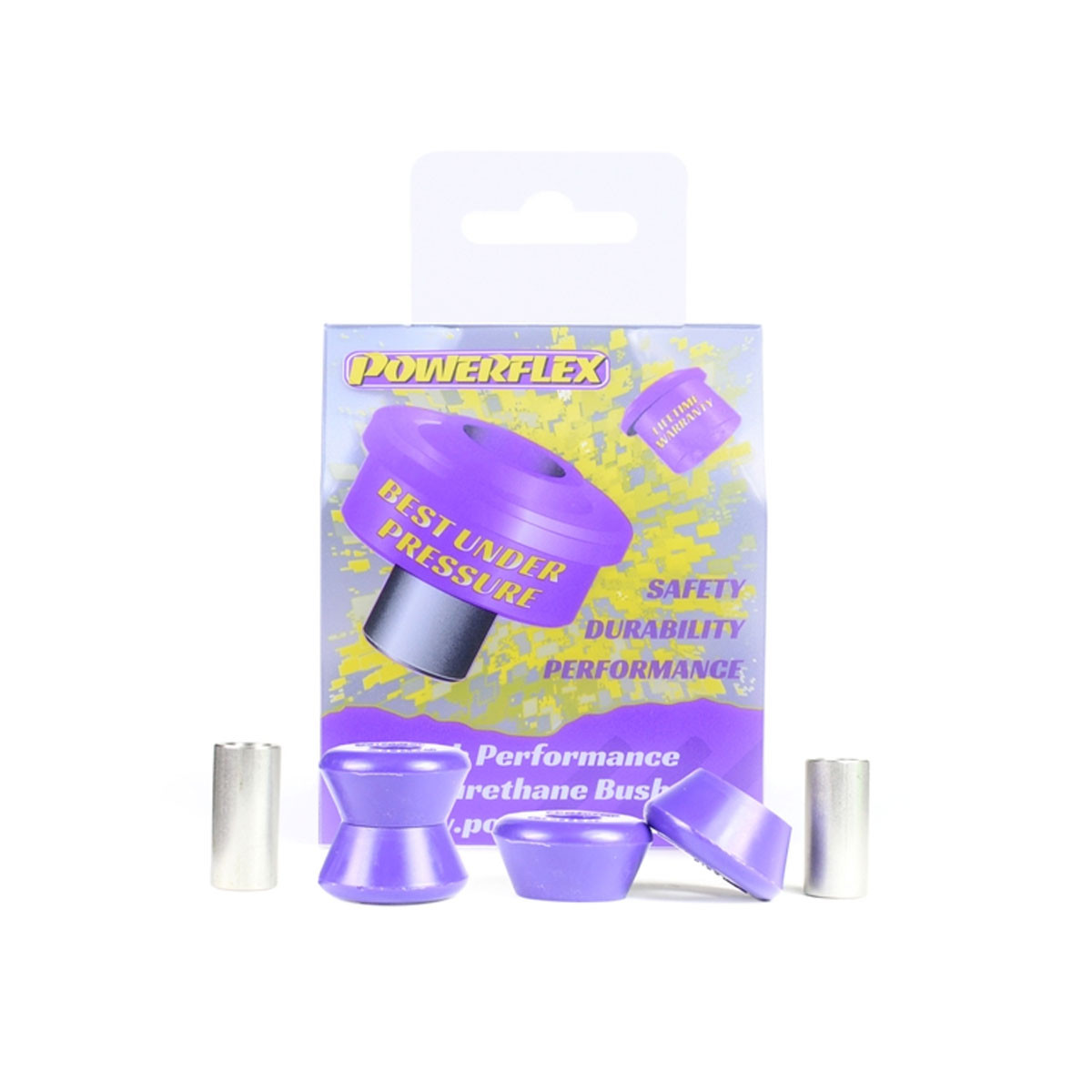 Silent bloc Powerflex achterschokdemper bovenste bus Porsche 911 Classic (1965-1967) (2 stuks) - PF-R57413-2 - PFR57-413 - 5055676550613
