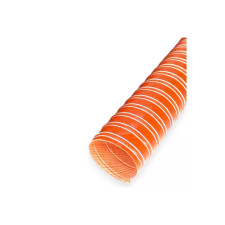 Guaina di ventilazione in silicone 300° OBP arancione (al metro lineare)