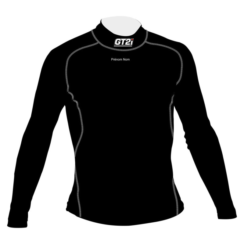 T-Shirt Personnalisable GT2i Pro Nom + Drapeau FIA 8856-18 - PGT-TSHIRT4.BL.ML - 3666618731797