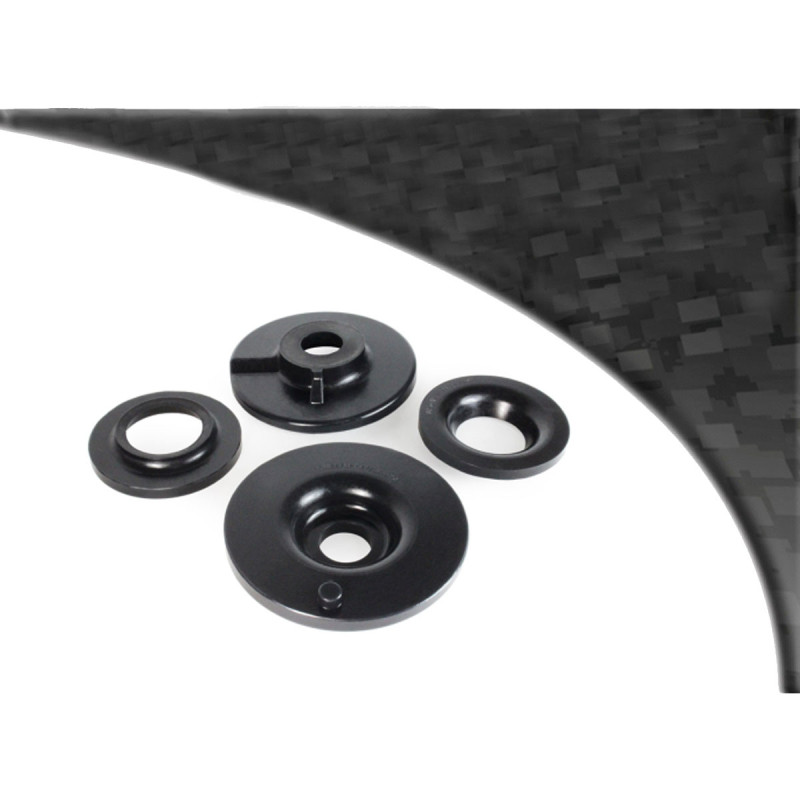 Powerflex Black rear upper and lower spring isolator pads Hyundai Elantra (2 parts) - PF-R26-219-2N - PFR26-219BLK - 5055676562289