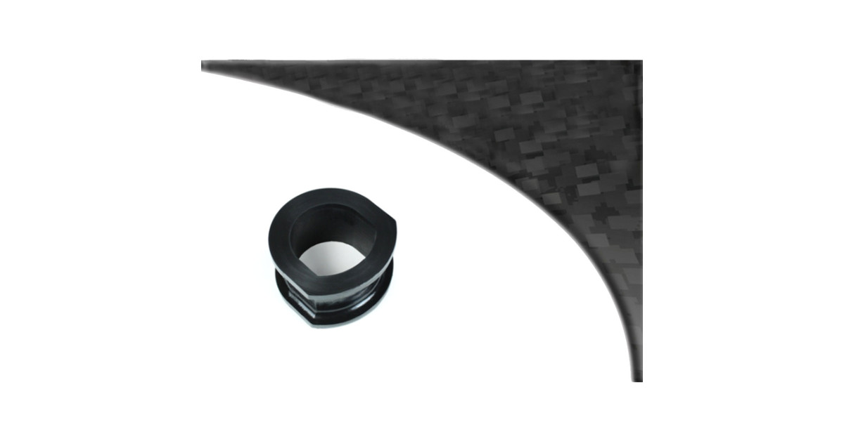 Powerflex Black steering rack mounting bush Lancia Delta 1600 GT & HF Turbo 2WD 1986-1992 (1 part)