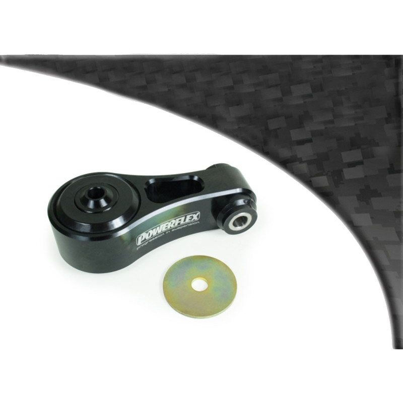 Silent bloc Powerflex Black bovenste koppelsteun Renault Mégane 4 RS (1 stuk) - PF-F602725-N - PFF60-2725BLK - 5055676563972