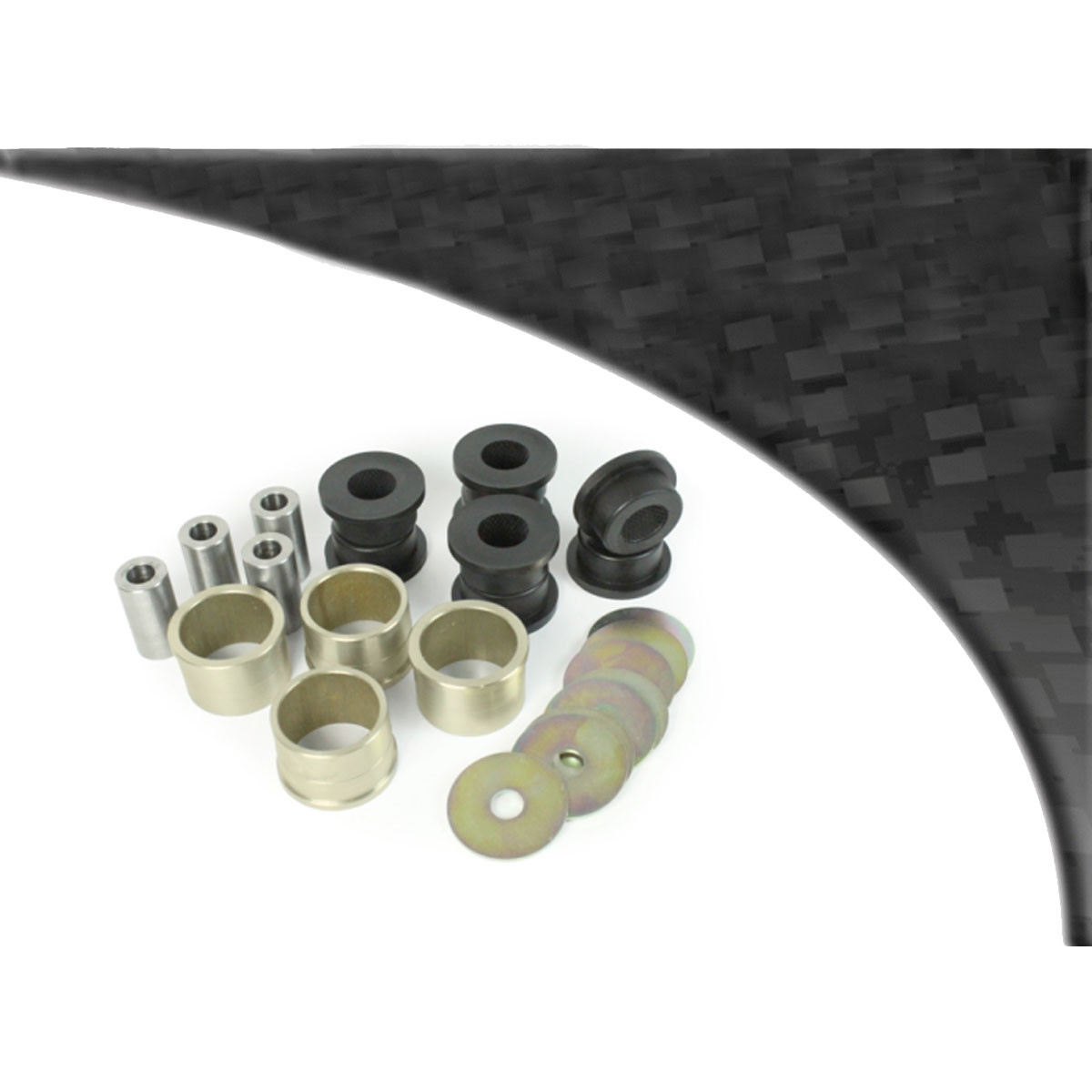 Powerflex Black front wishbone front bush Renault Twingo 2 including RS (4 parts) - PF-F601001-4N - PFF60-1001BLK - 5055676556974