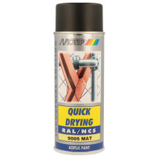 Spuitverf RAL 9005 MOTIP RAL 400ml - MTP-07238-S - 07238 - 8711347072385