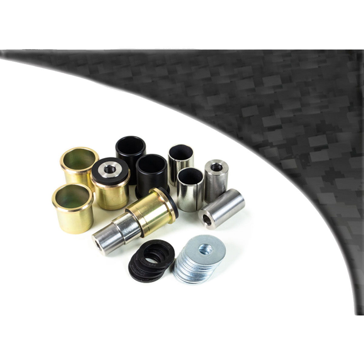 Boccola Powerflex Black cuscinetto di triangolo inferiore anteriore Audi R8 (4 pezzi) - PF-31401-4N - PF3-1401BLK - 5055676565624