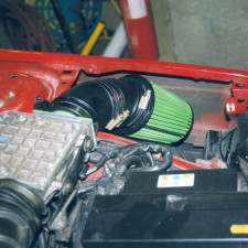 Kit admission directe bi-cône GREEN FILTER Alfa Romeo 155 2,5L V6