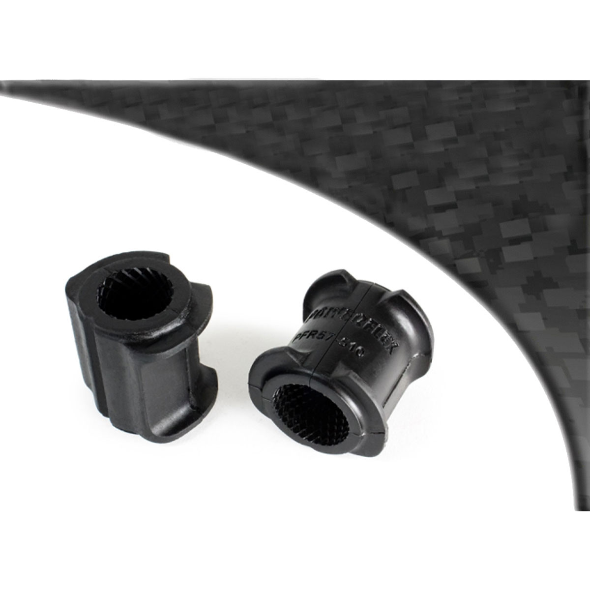 Boccola Powerflex Black barra anti-rollio posteriore 19.6mm Porsche 911 996 (1997-2005) (2 pezzi) - PF-R57-510-196-2N - PFR57-510-19.6BLK - 5055676563729