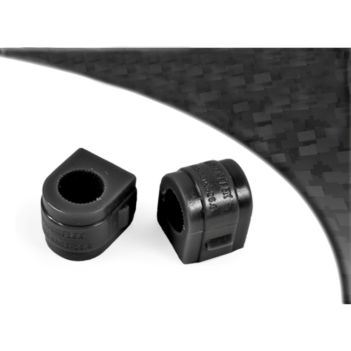 Powerflex Black front anti-roll bar bush 26,6 mm Buick Cascada 2016 on (2 parts) - PF-F80-1503-266-2N - PFF80-1503-26.6BLK - 5055676543530