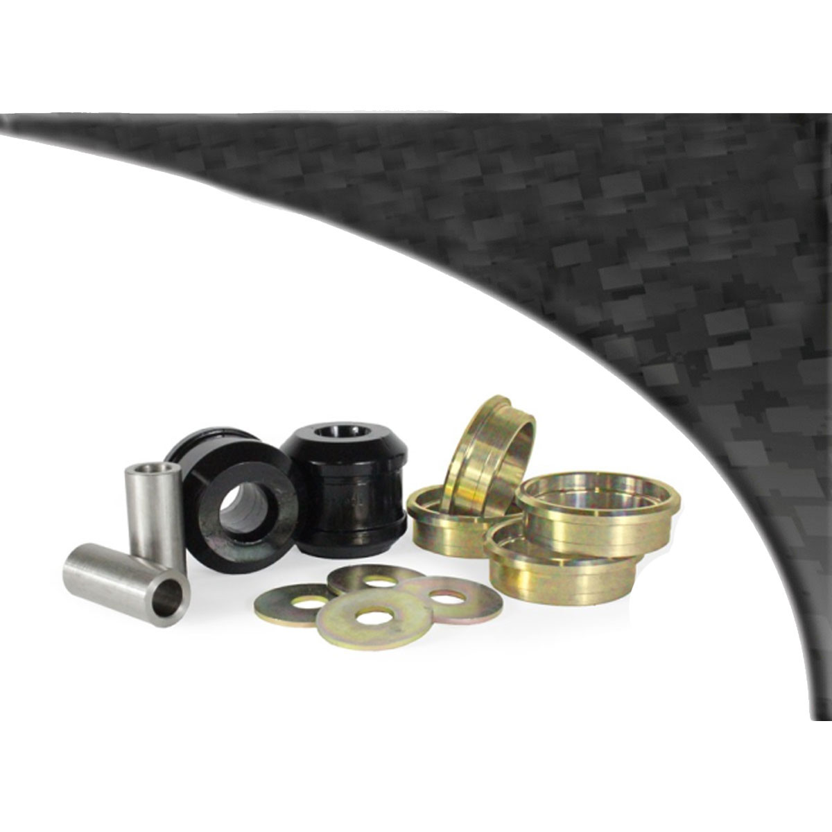 Silent bloc Powerflex Black coussinet avant de triangle avant Honda Civic (2 pièces) - PF-F25-901-2N - PFF25-901BLK - 5055676561787