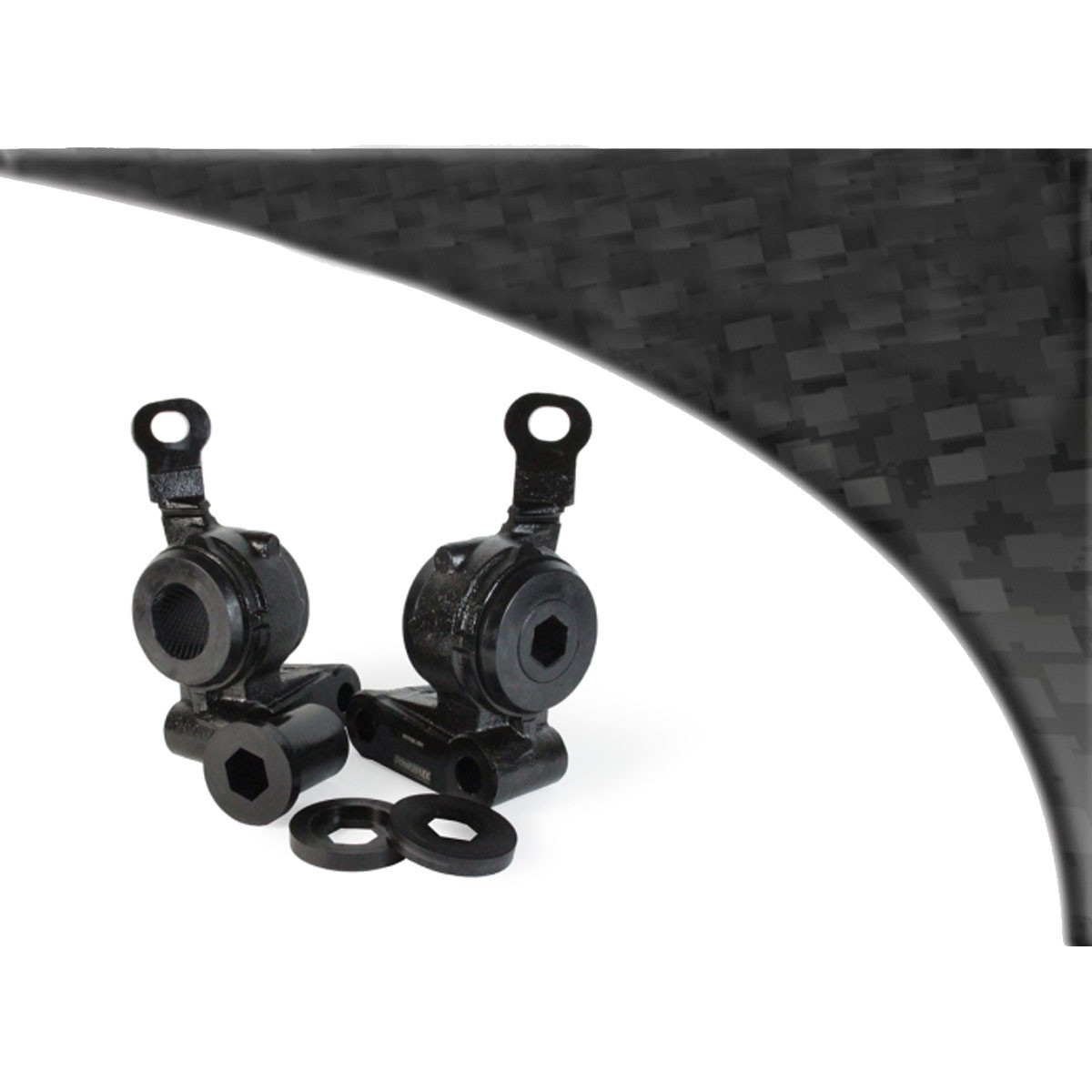Boccola Powerflex Black cuscinetto e supporto posteriore di triangolo anteriore Mini R55 Clubman Gen 1 (2007-2014) - PF-F5K-201-2N - PFF5K-201BLK - 5055676561732