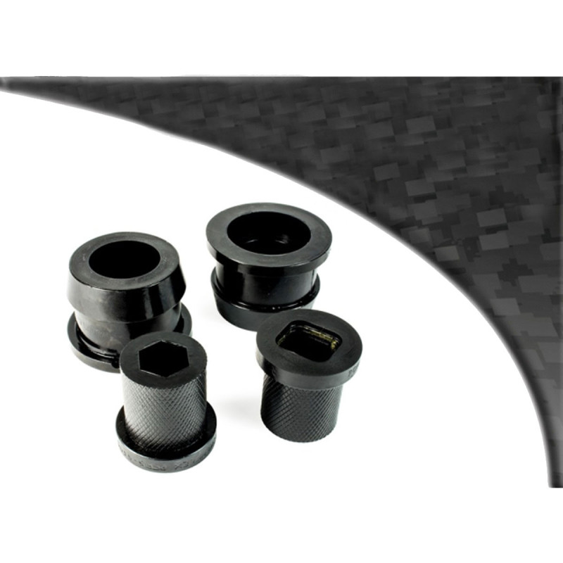 Silent block Powerflex Black voor A-arm achter (E46 Hybrid) BMW 3 serie (2 stuks) - PF-F5-3601-2N - PFF5-3601BLK - 5055676560926