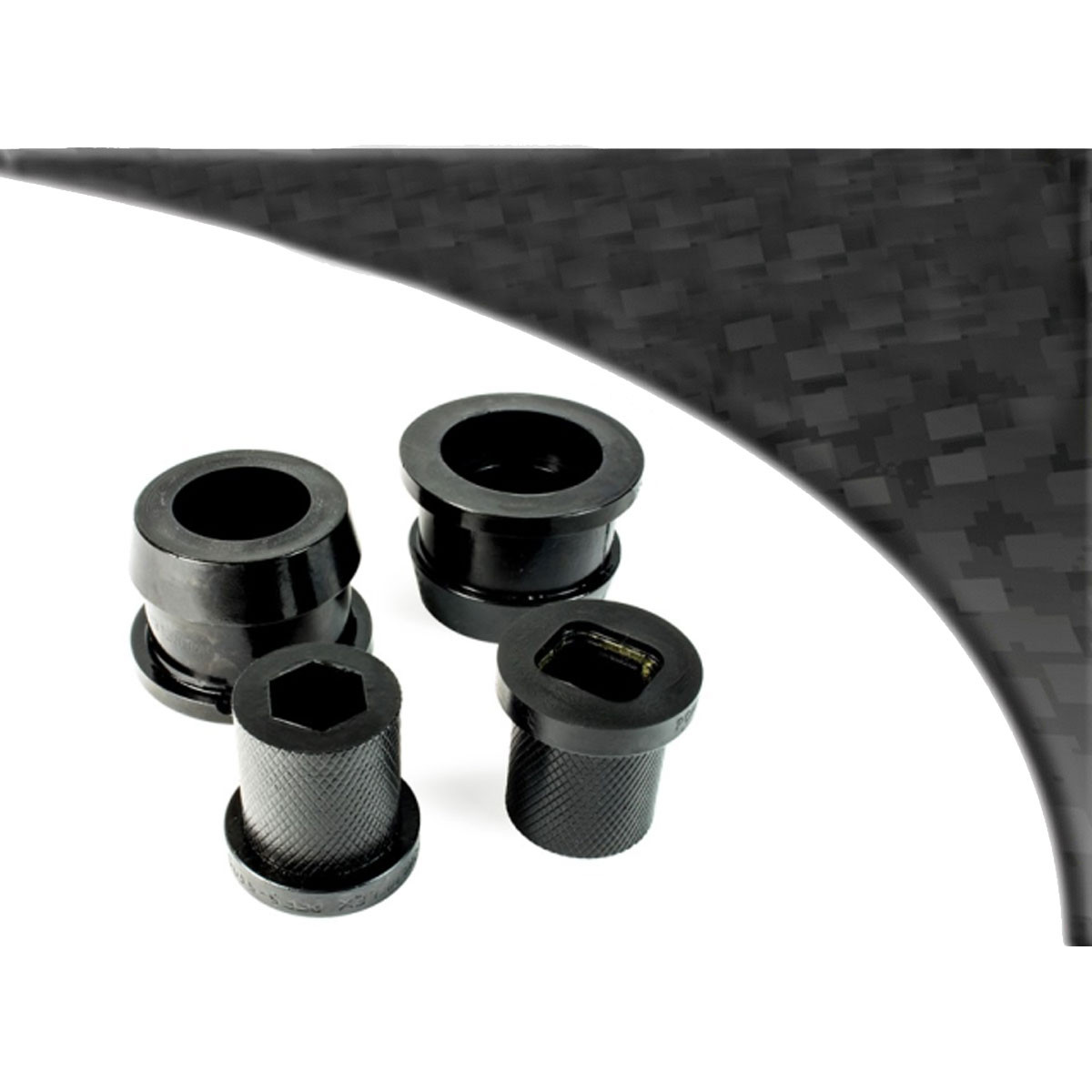 Silent bloc Powerflex Black arrière de bras triangulaire avant (E46 Hybrid) BMW séries 3 (2 pièces) - PF-F5-3601-2N - PFF5-3601BLK - 5055676560926