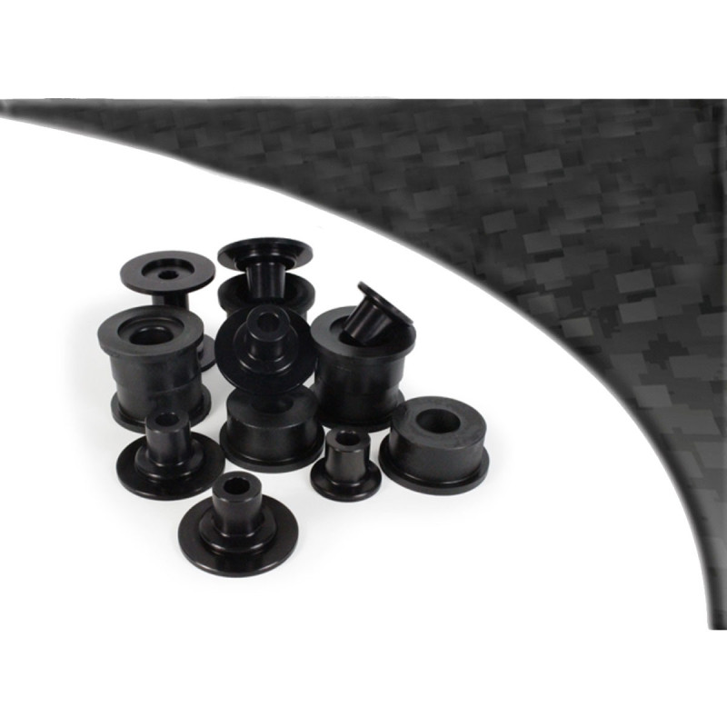 Silent bloc Powerflex Zwart voormontage voor BMW 2 serie achterdifferentieel (4 stuks) - PF-R5-4024-4N - PFR5-4024BLK - 5055676561251