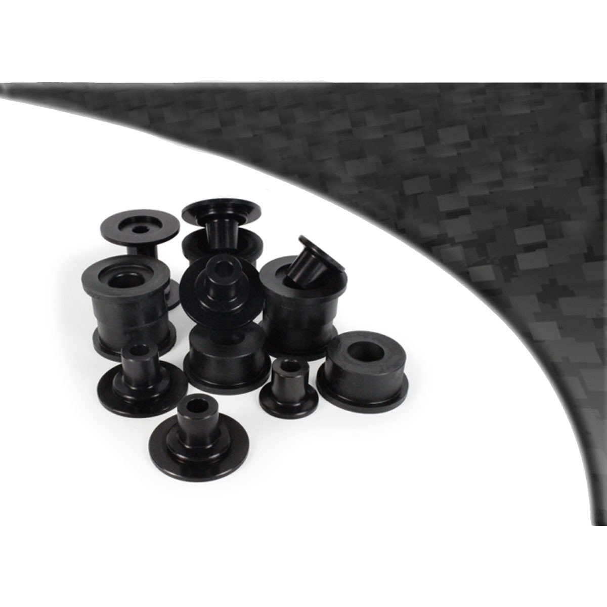 Boccola Powerflex Black montaggio anteriore differenziale posteriore BMW serie 2 (4 pezzi) - PF-R5-4024-4N - PFR5-4024BLK - 5055676561251