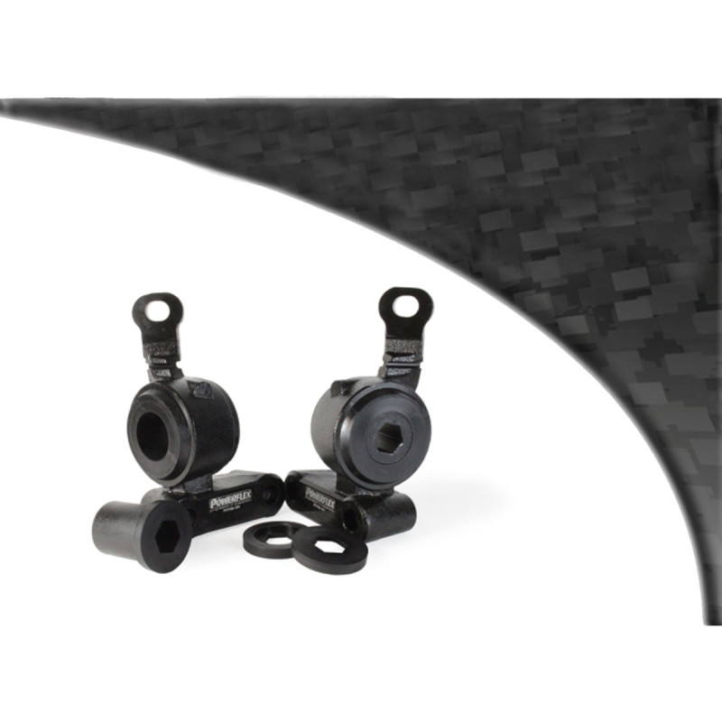 Silent bloc Powerflex Zwart voordriehoek achter en steun Mini R50/52/53 Gen 1 (2000-2006) - PF-F5K-101-2N - PFF5K-101BLK - 5055676561695