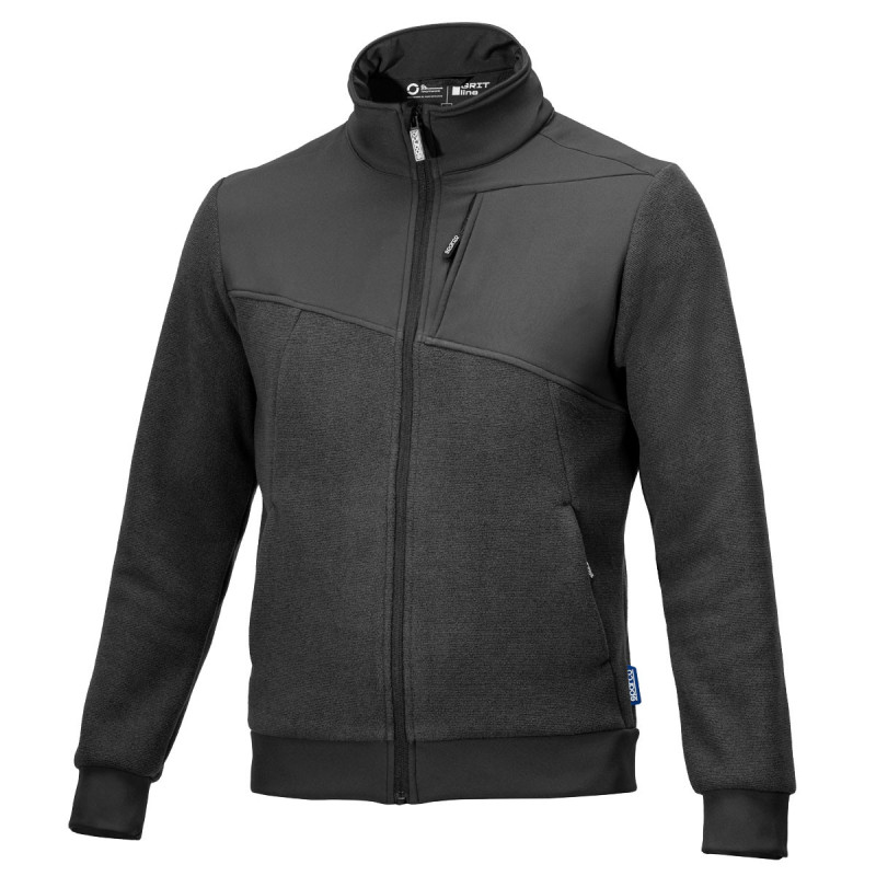 Gilet in pile con zip Sparco Grit - BTF0004B0.BM.L - BTF0004B0N0200L