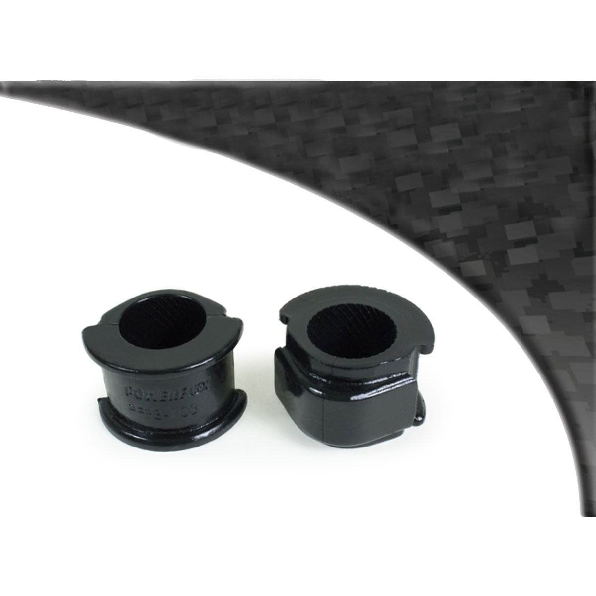 Silent bloc Powerflex Zwart Anti-rollbarsteun vooraan 28mm (2 stuks) - PF-F310328-2N - PFF3-103-28BLK - 5055676552945