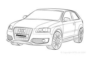 Silentblocuri Powerflex pentru Audi S3 MK2 8P (2006-2012) - BUN-PF-00109 - BUN-PF-00109