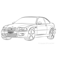 Silentblocs Powerflex BMW Série 3 E46 Coupe / Cab / Berline / Touring