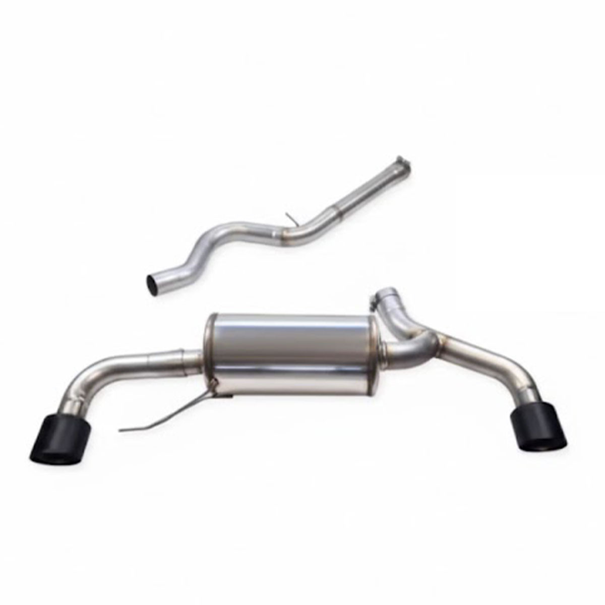 Middenbuis + geluiddemper 100 X-Race matzwart Inoxcar BMW G42 2,0 Coupé (met OPF) na 2023 - IC-CATBACKBMG4201XR10BM - CATBACK.BMG42.01.XR10BLACKMATT - 3666618600468