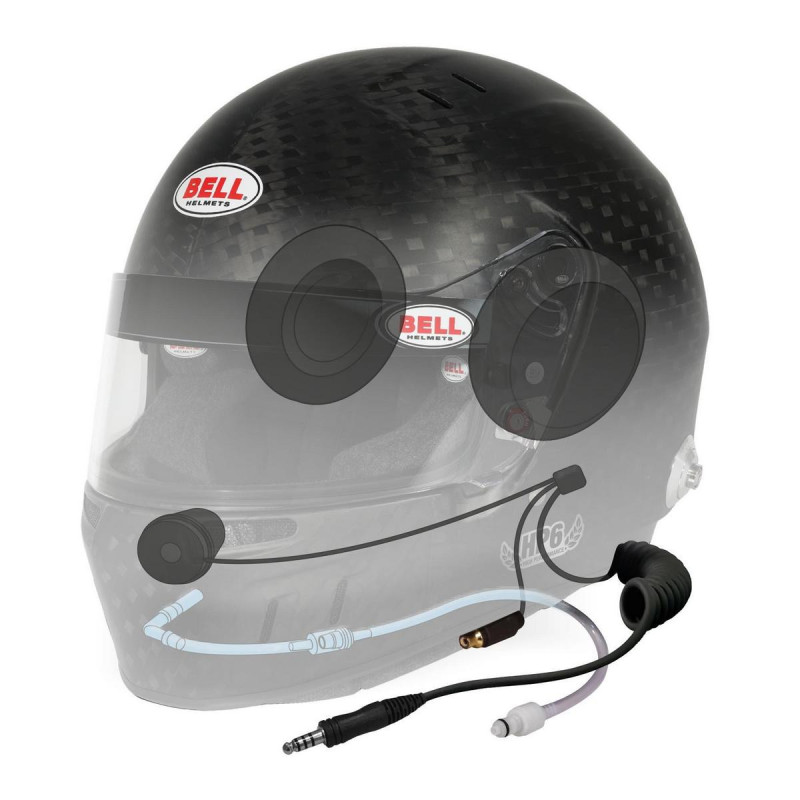 Bell HP6 EVO-II RD FIA helm 8860-2018 - BEL-HP6-EVOII-RD.61,5 - 1140192