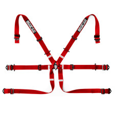 Cintura Sparco 6pts 2" Formula Rosso 2025