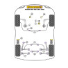 Silentblocs Powerflex Mini R61 Paceman 4WD (2013-2016)