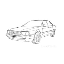 Powerflex Silentblocks Audi 100 Quattro inc Voor Type 44 (C3) (10/84-11/90) - BUN-PF-00026 - BUN-PF-00026