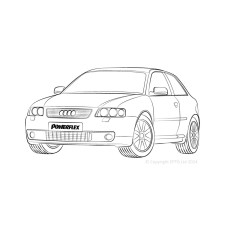 Powerflex Silentblocks Audi A3 / S3 MK1 8L 4WD (1999-2003) - BUN-PF-00040 - BUN-PF-00040