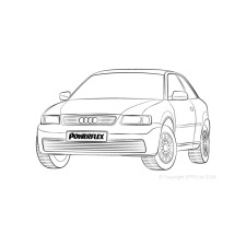 Powerflex Silentblocks Audi A3 MK1 8L 2WD (1996-2003) - BUN-PF-00044 - BUN-PF-00044