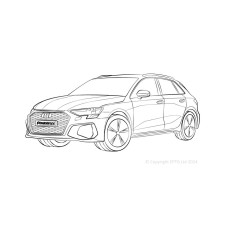 Powerflex Silentblocks Audi A3 MK4 8Y FWD (2020-) enkelarmig - BUN-PF-00047 - BUN-PF-00047