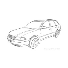 Powerflex Silentblocks Audi A4 Avant 2WD (1995-2001) - BUN-PF-00051 - BUN-PF-00051