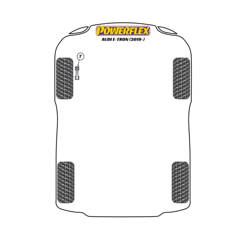 Boccole Powerflex Audi E-Tron (2019 - ) - BUN-PF-00080 - BUN-PF-00080