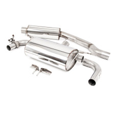 Milltek SSXBM1101 FAP Back Race met tussendemper met ventiel CE goedgekeurd Dual GT90 mondstuk - MLK-SSXBM1101 - SSXBM1101