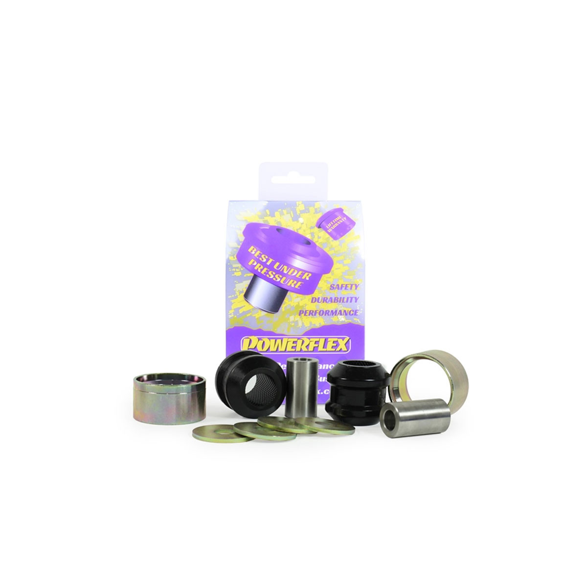Silent block Powerflex voordriehoek achter Volvo XC90 (2 stuks) - PF-F88100-2 - PFF88-1002 - 5055676541345
