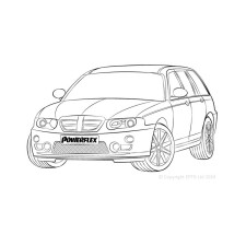 Powerflex bushes MG ZT 260 (2003-2005) - BUN-PF-00649 - BUN-PF-00649