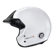 Casque Stilo Venti4 Trophy Jet Composite - Snell SA2025 FIA 8859-2024 Blanc/Intérieur Noir