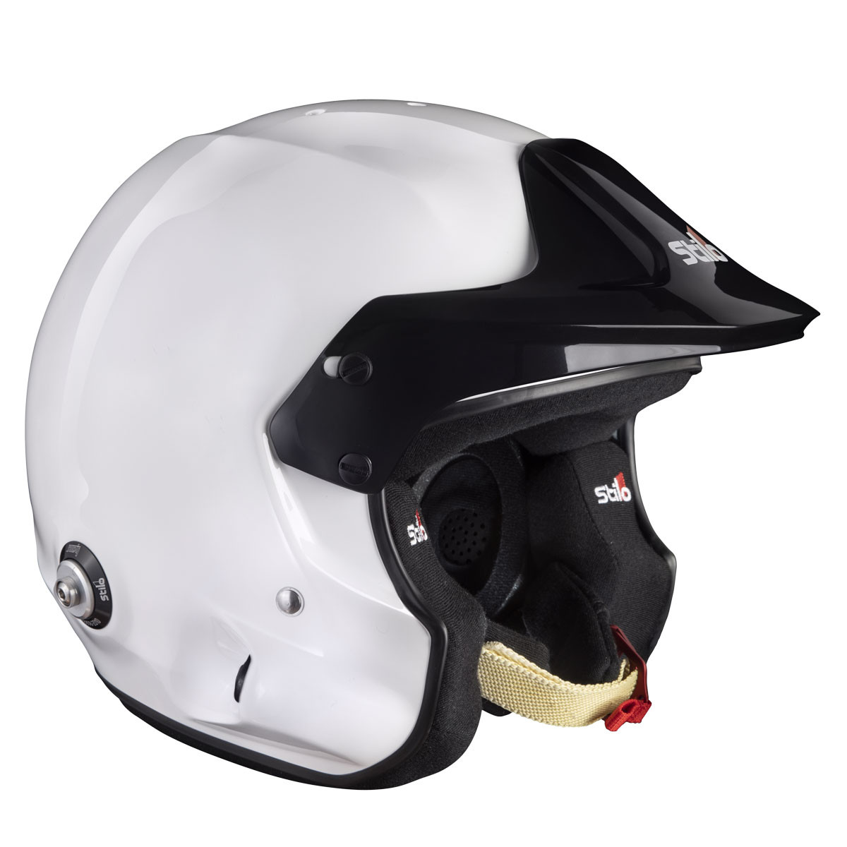 Cască Stilo Venti4 Trophy Jet Composite - Snell SA2025 FIA 8859-2024 Alb/Interior negru - STI-AA0114AG2XC.59 - AA0114AG2X590101