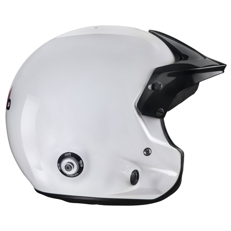 Stilo Venti4 Trophy Jet composiet helm - Snell SA2025 FIA 8859-2024 Wit/Zwart interieur - STI-AA0114AG2XC.64 - AA0114AG2X640101