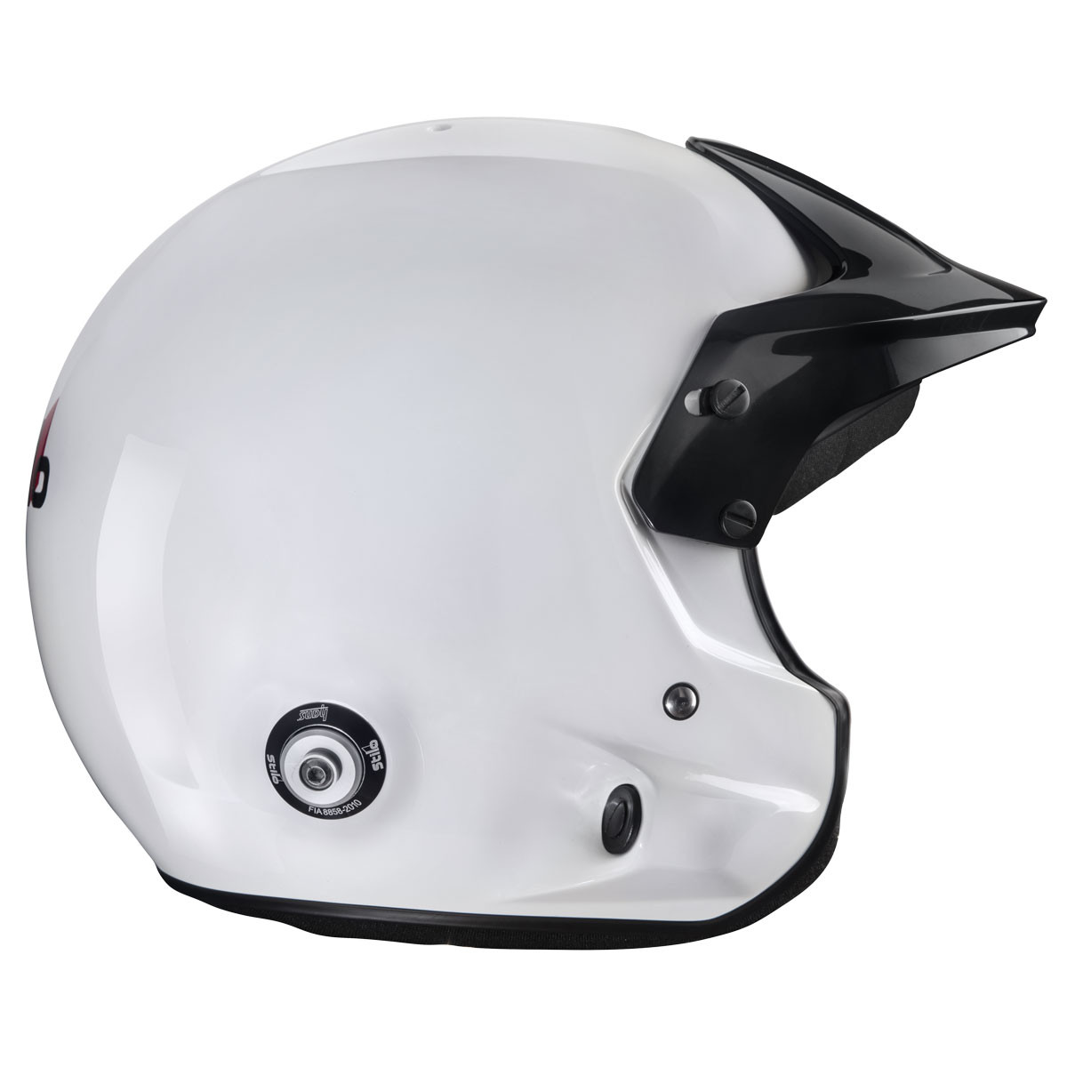 Casco Stilo Venti4 Trophy Jet Composite - Snell SA2025 FIA 8859-2024 Bianco/Interiore Nero - STI-AA0114AG2XC.64 - AA0114AG2X640101