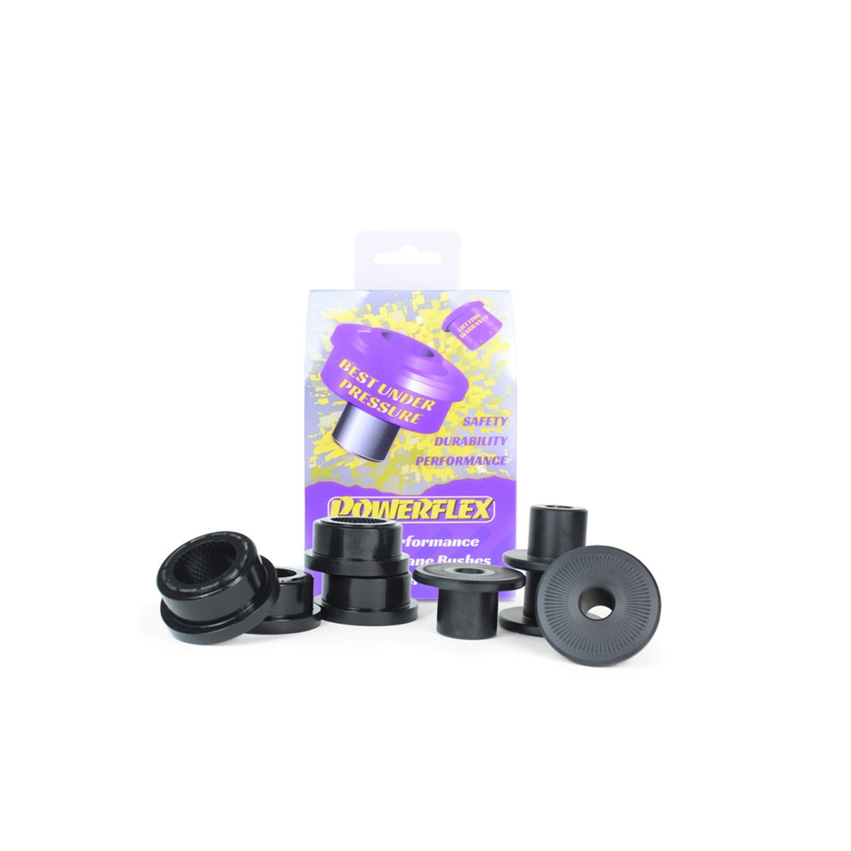 Silent bloc Powerflex Road Voorste onderdraagarm (2 stuks) - PF-F2101-2 - PFF2-101 - 5055676554352