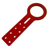 Crochet de Remorquage Plat Alu Diamètre 55mm Epaisseur 5mm