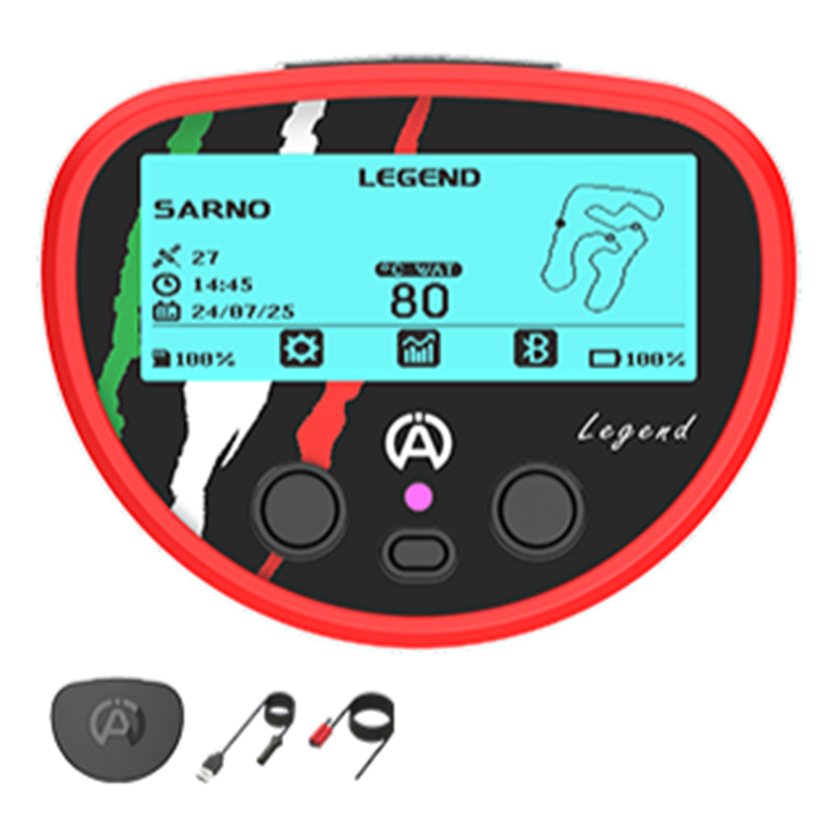ALFANO LEGEND + RPM cable + USB charge cable + protective cover - ALF-A1070 - A1070