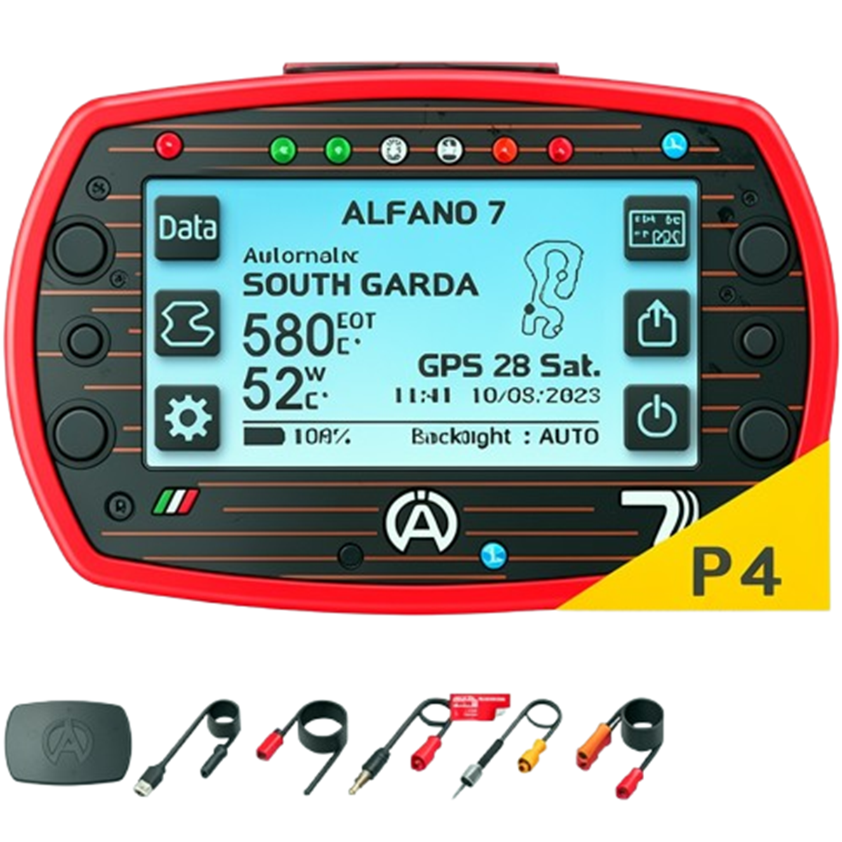 ALFANO 7 2T + RPM + USB charging cable + M10 water + Exhaust + Y135 cm extension cable - ALF-A1080-PACK4 - A1080-PACK4 - 3666618230801