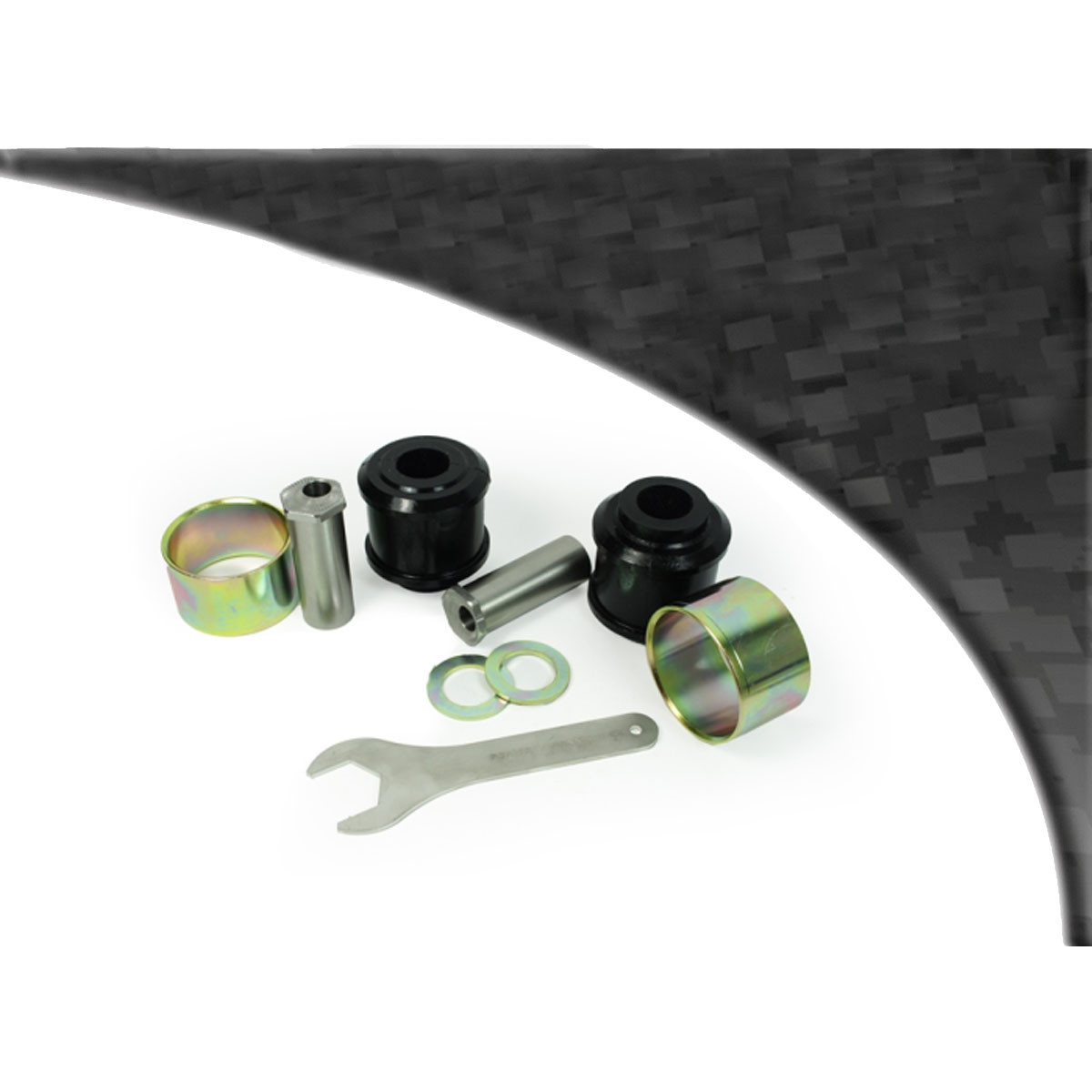Silentbloc Powerflex Black – Braț superior față cu cursă reglabilă (2 bucăți) - PF-F40502G-2N - PFF40-502GBLK - 5055676543219