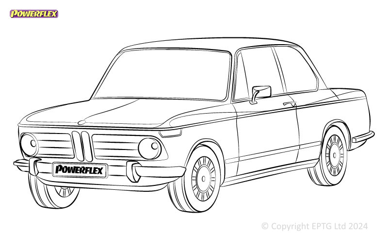 Boccole Powerflex BMW 1502-2002 (1962 - 1977) - BUN-PF-00131 - BUN-PF-00131