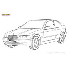 Powerflex bushes BMW Série 3 E36 Compact (1993-2000)