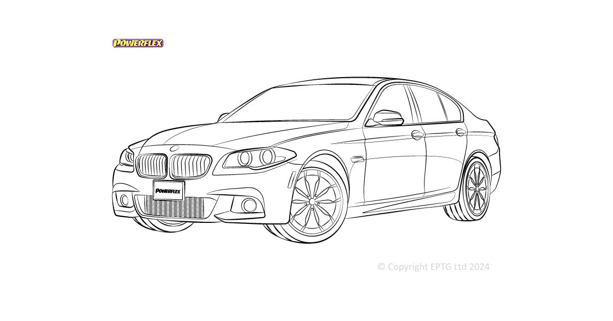 Powerflex bushes BMW Série 5 F10 Saloon / F11 Touring xDrive (2010-2017)