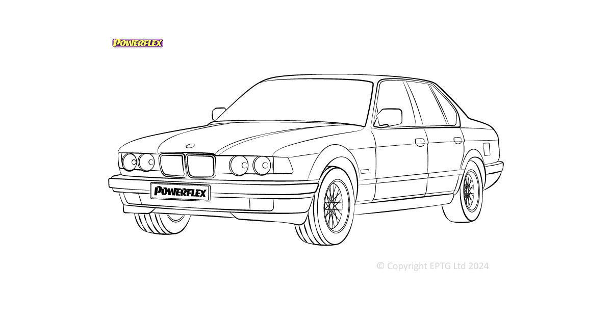 Boccole Powerflex BMW Série 7 E32 (1988-1994) - Gt2i