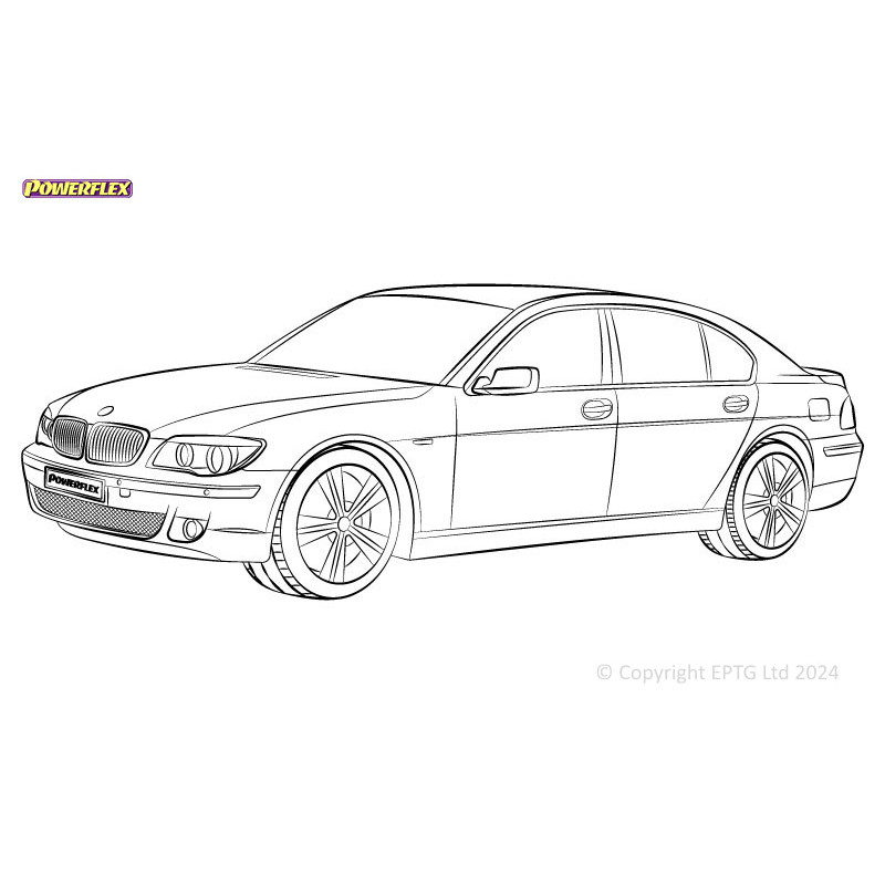 Boccole Powerflex BMW Série 7 E65/E66/E67 (2001 - 2008) - BUN-PF-00200 - BUN-PF-00200